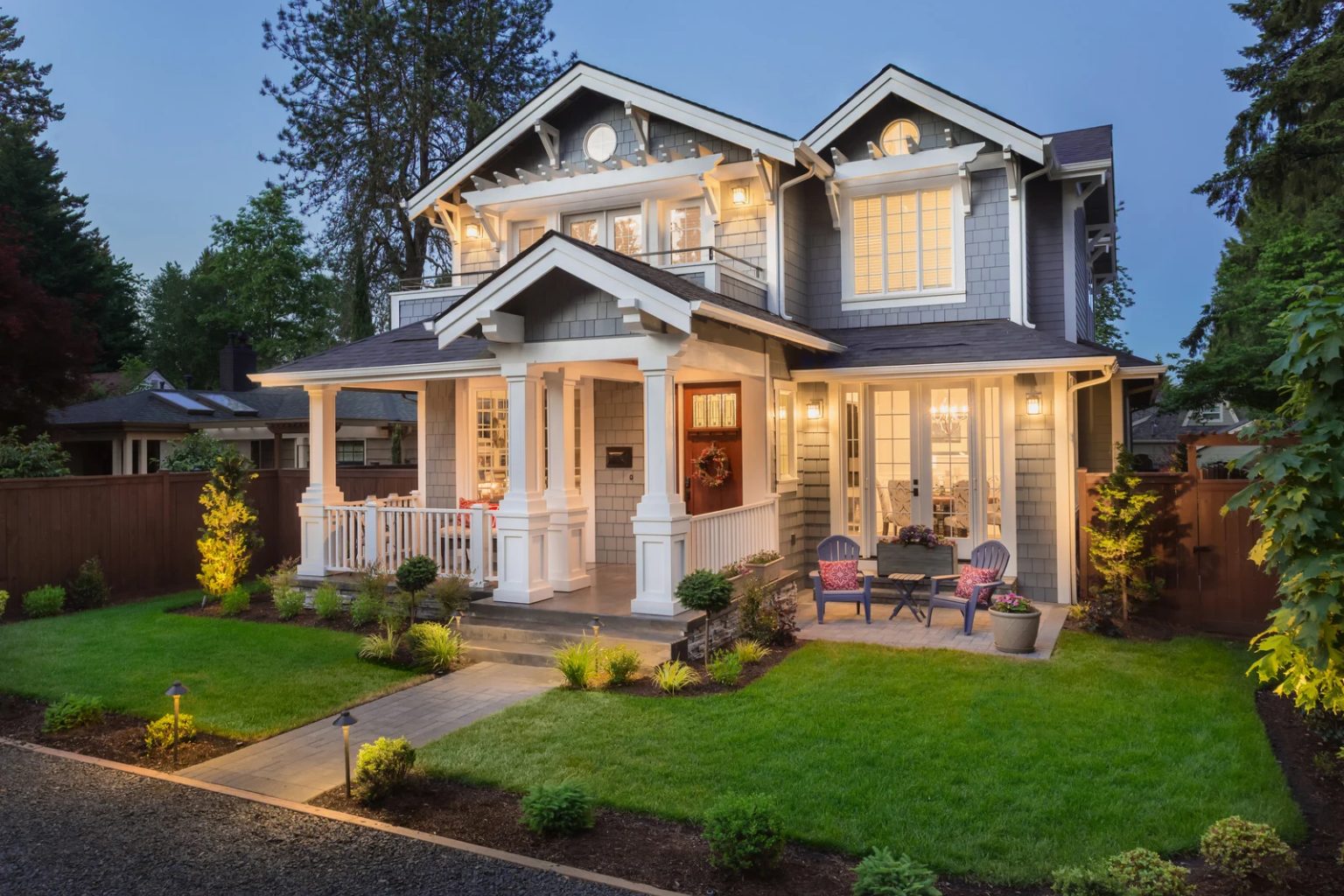 A welcoming home exterior in the Seattle area